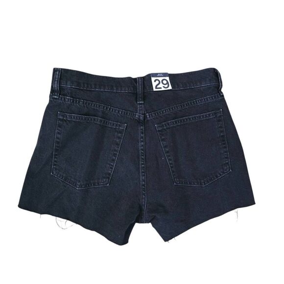 Gap 3" Cheeky Shorts Women's Size 8 Black Denim High Rise Low Stretch NWT - Picture 5 of 7